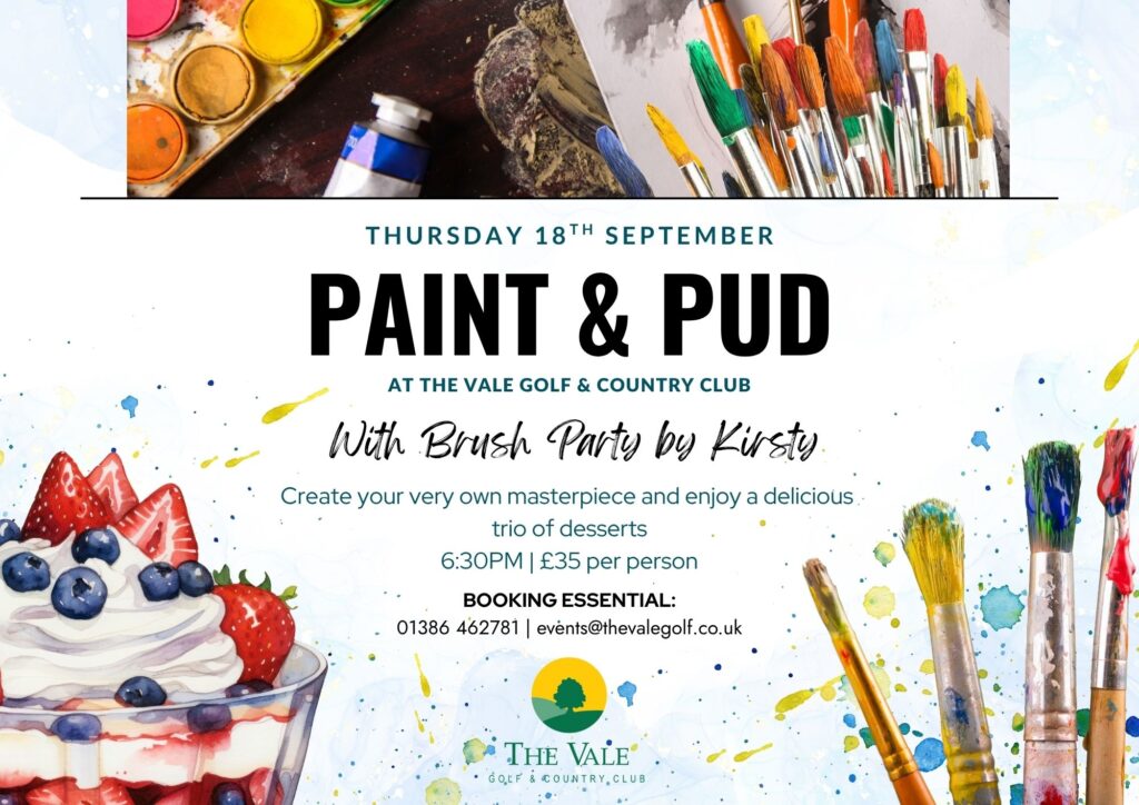 Paint and Pud Event Details at The Vale