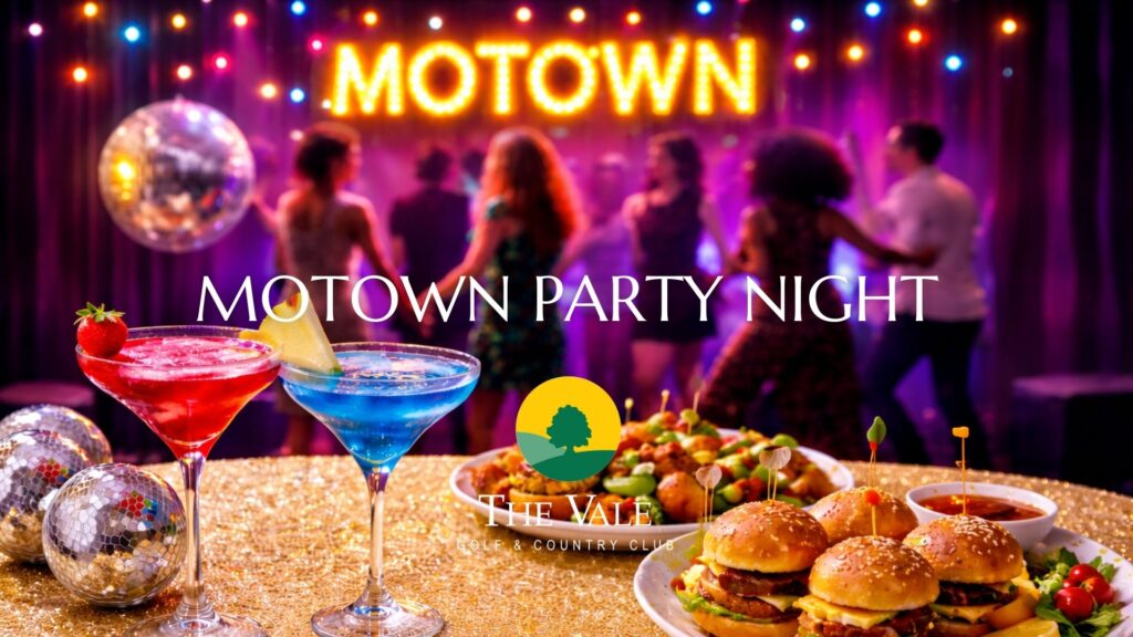Motown Party Night at The Vale Country Club title image