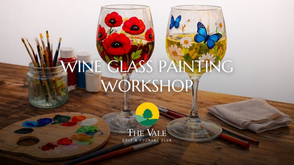 Wine glass painting workshop header image